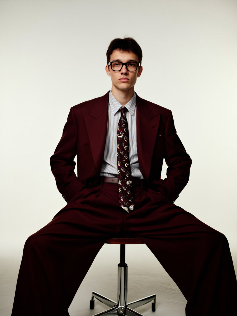 Портрет с неоновыми акцентами